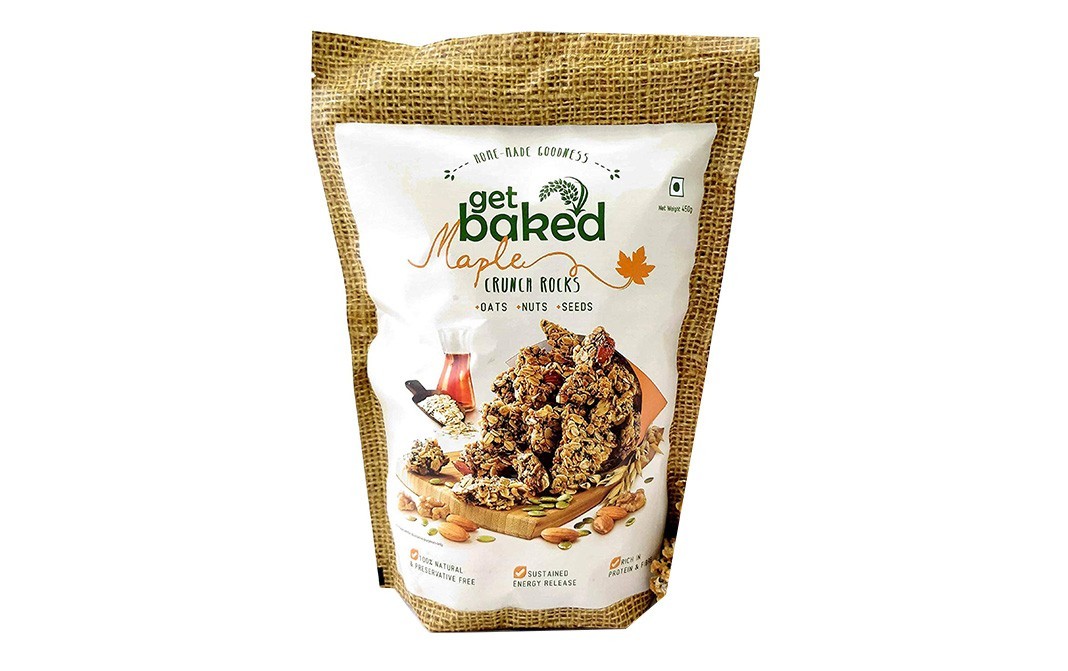 Get Baked Maple Crunch Rocks    Pack  450 grams